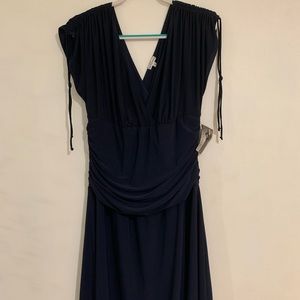 NWT KIYONNA NAVY BLUE EVENING DRESS SIZE 2X